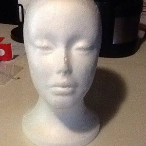 Stryo foam wig head